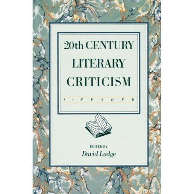 20th century literary criticism : a reader - 9780582484221