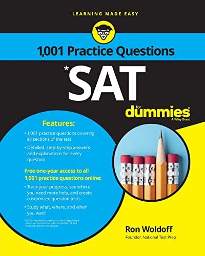1,001 SAT Practice Problems For Dummies - 9781119215844