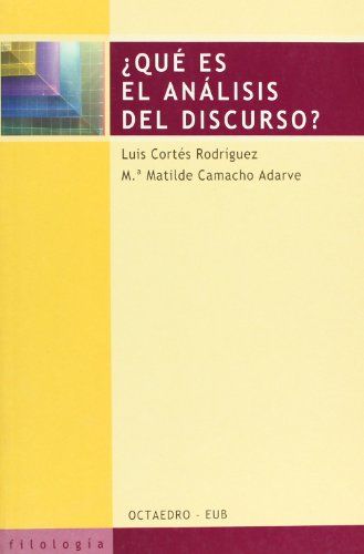 ¿Qué es el análisis del discurso? - 9788480635837