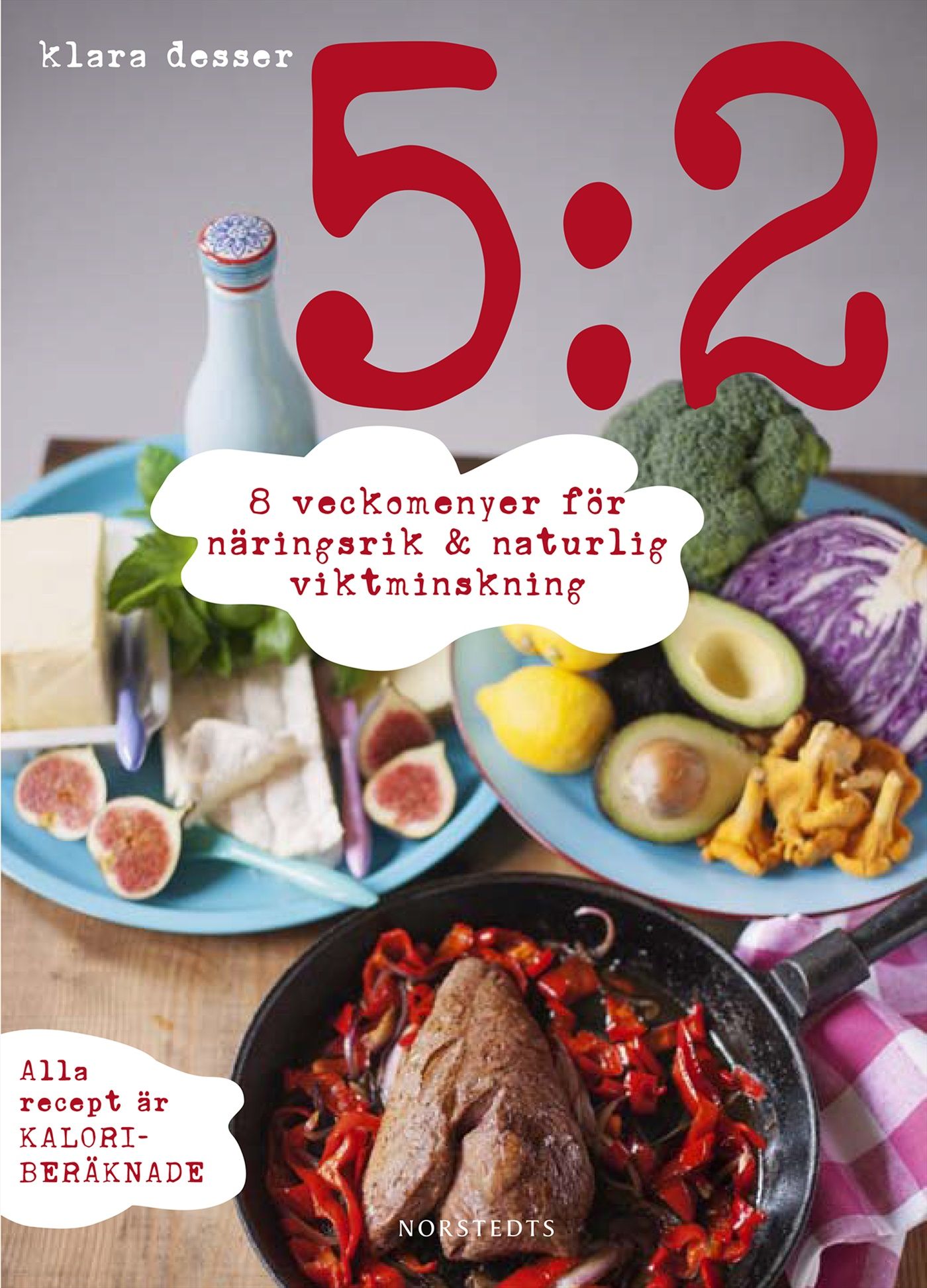 5:2 : 8 veckomenyer för näringsrik & naturlig viktminskning - 9789113058047