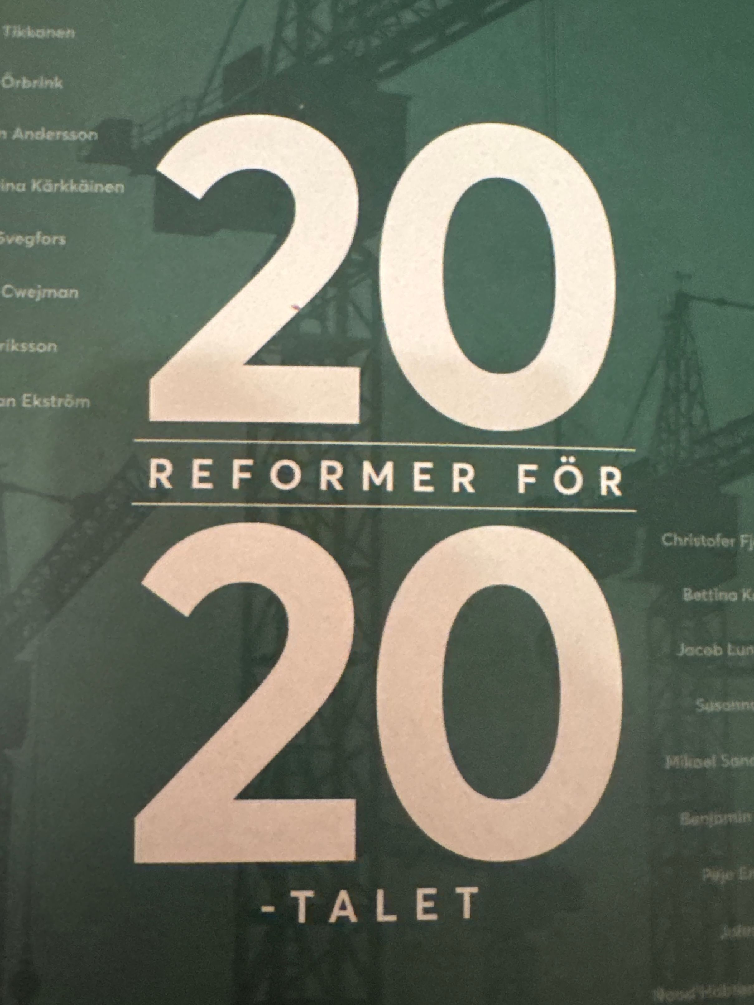20 reformer för 20-talet - 9789151971322