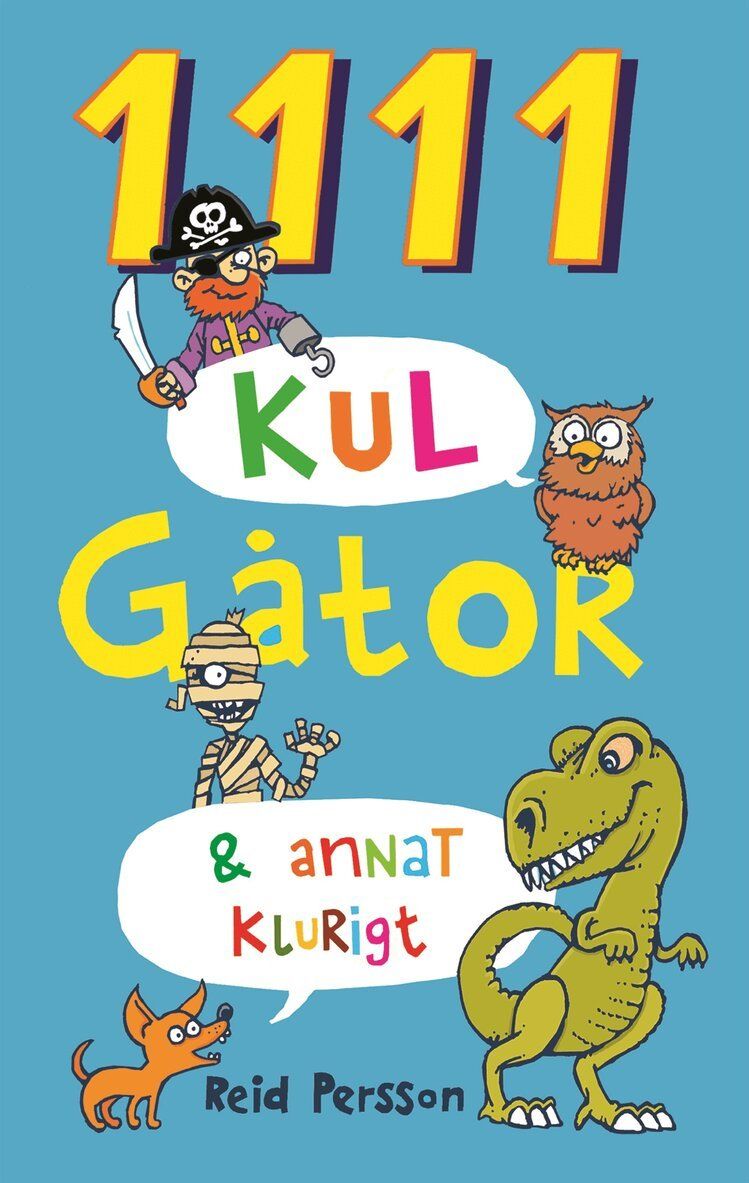 1111 kul gåtor & annat klurigt - 9789155257538