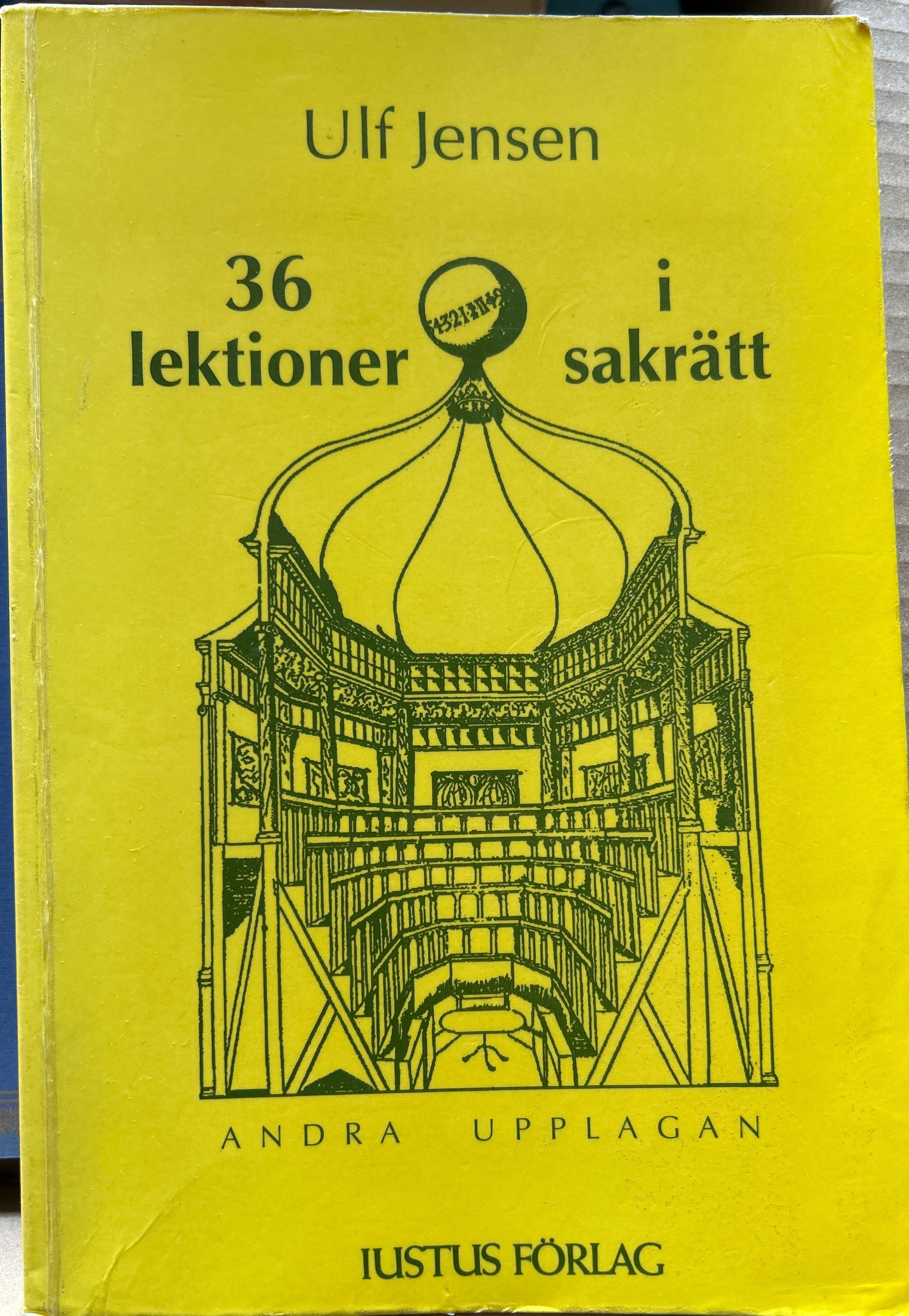 36 lektioner i sakrätt - 9789176784266