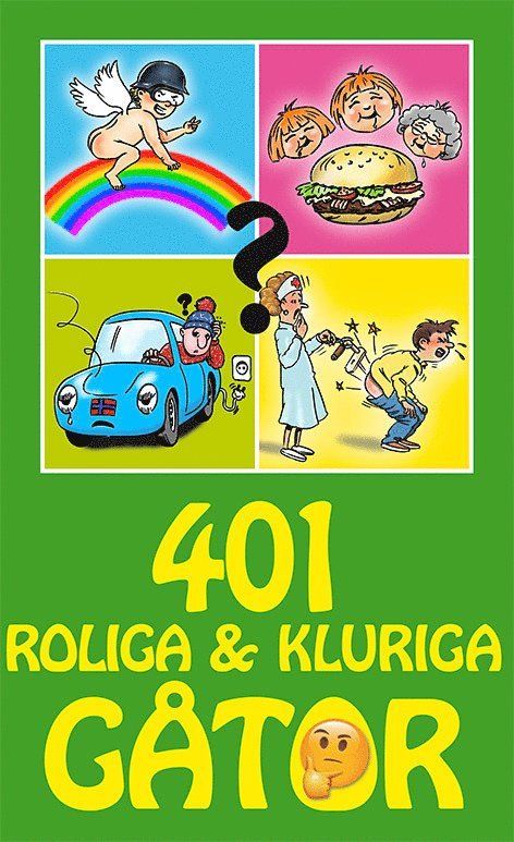 401 roliga & kluriga gåtor - 9789177833994