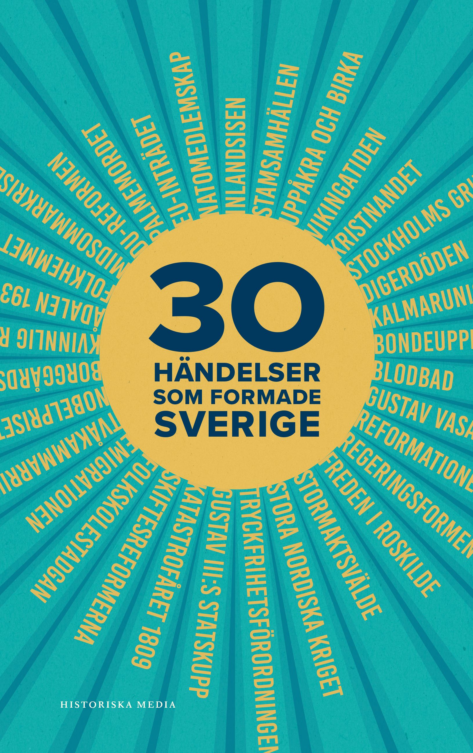 30 händelser som formade Sverige - 9789180506496