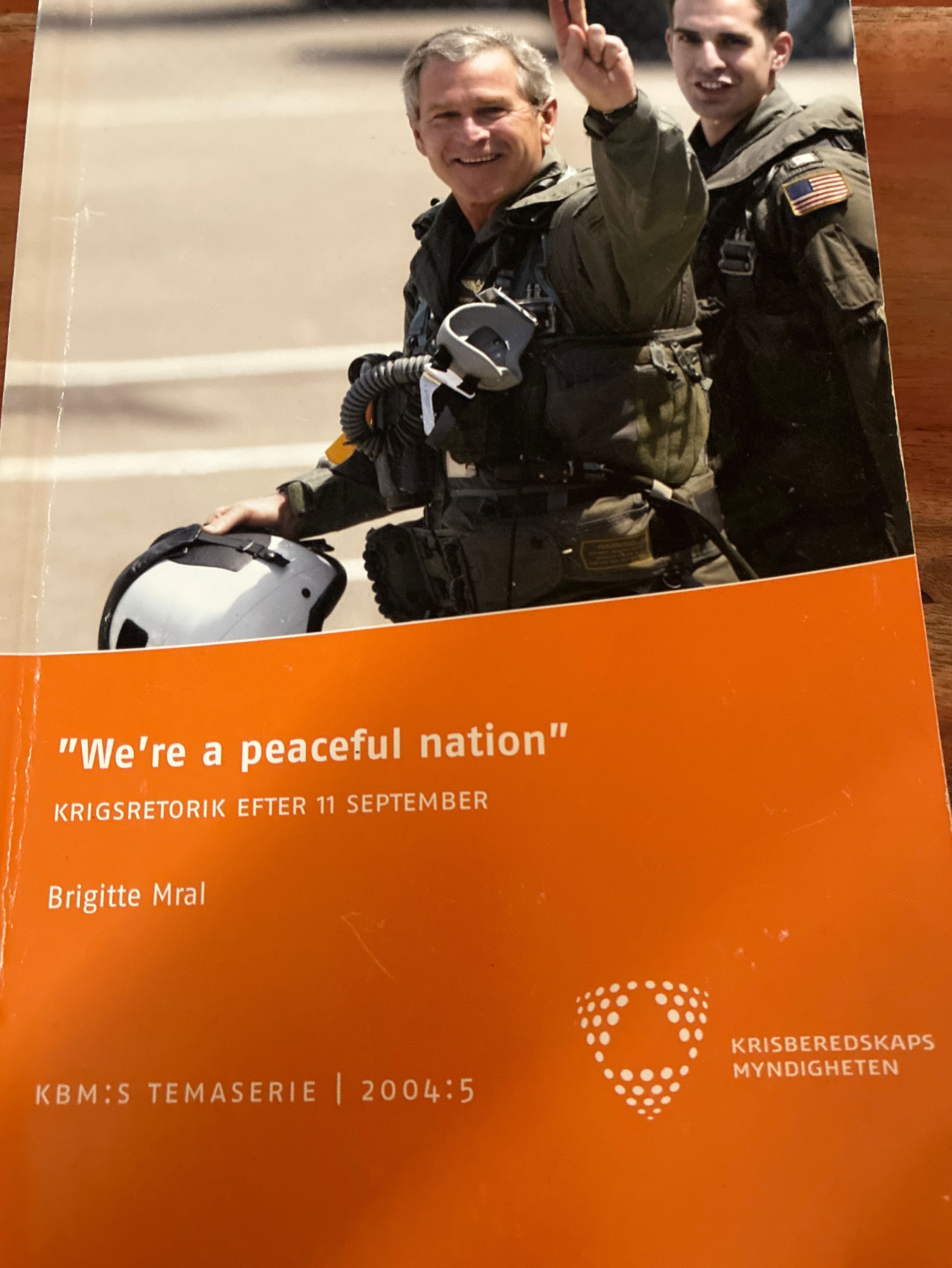 "We're a peaceful nation" - 9789185053605