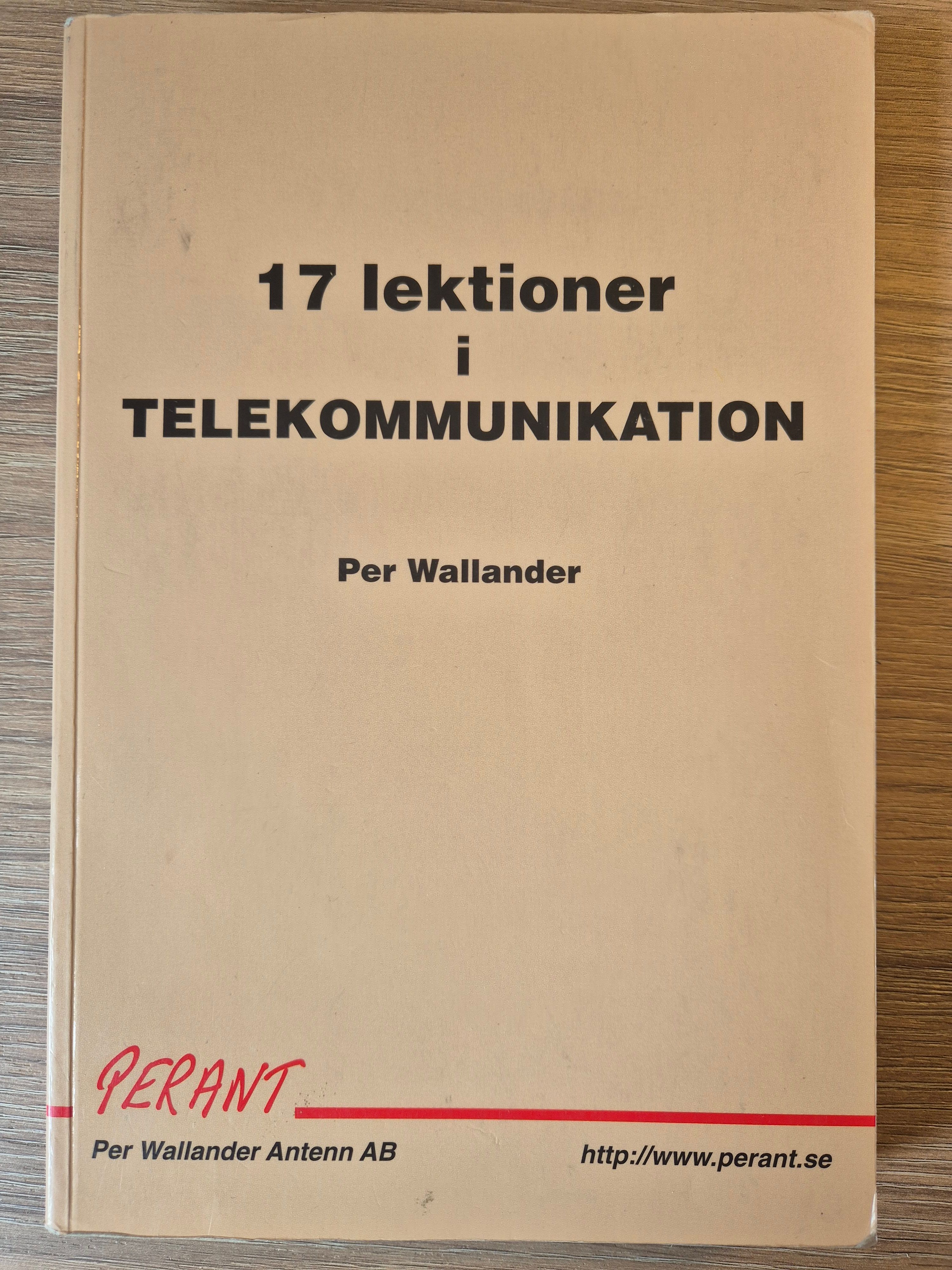 17 lektioner i telekommunikation - 9789186296100