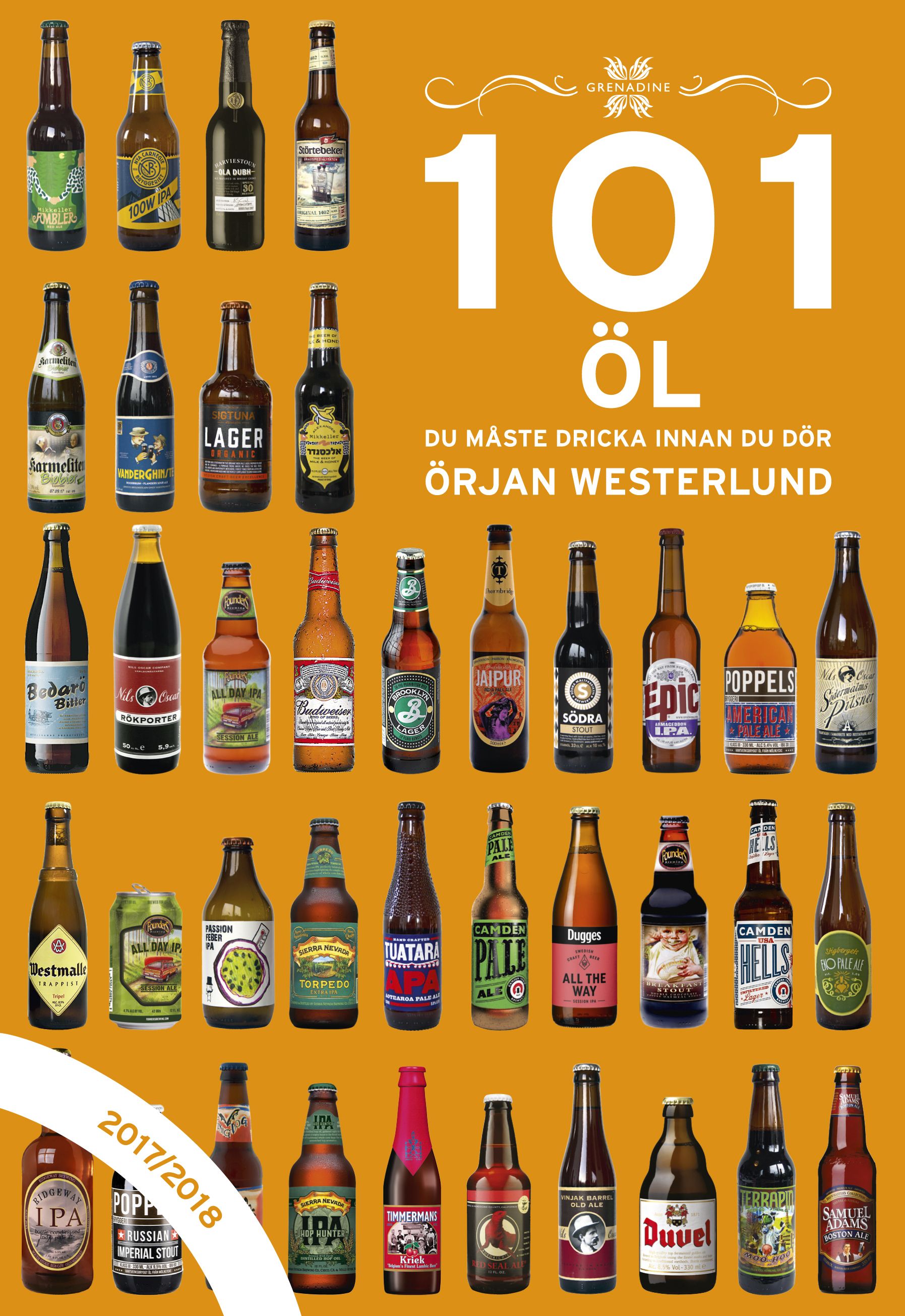 101 öl du måste dricka innan du dör 2017/2018 - 9789188397065